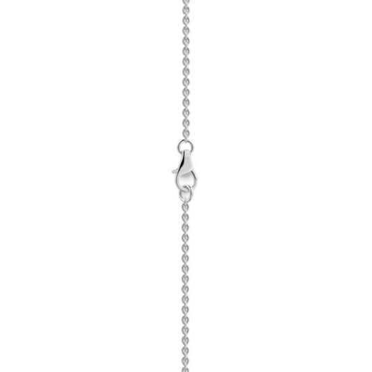 HN Round-Cut Diamond Chevron Necklace
